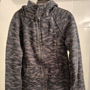 Lululemon Scuba Full Zip Camo Hoodie